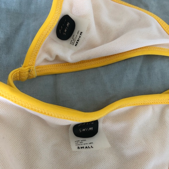 Basic Swim la premiere yellow bikini - Picture 3 of 3